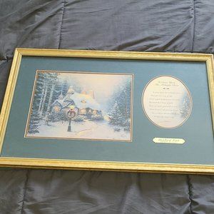 Thomas Kinkade Stonehearth Hutch Framed Print 1998